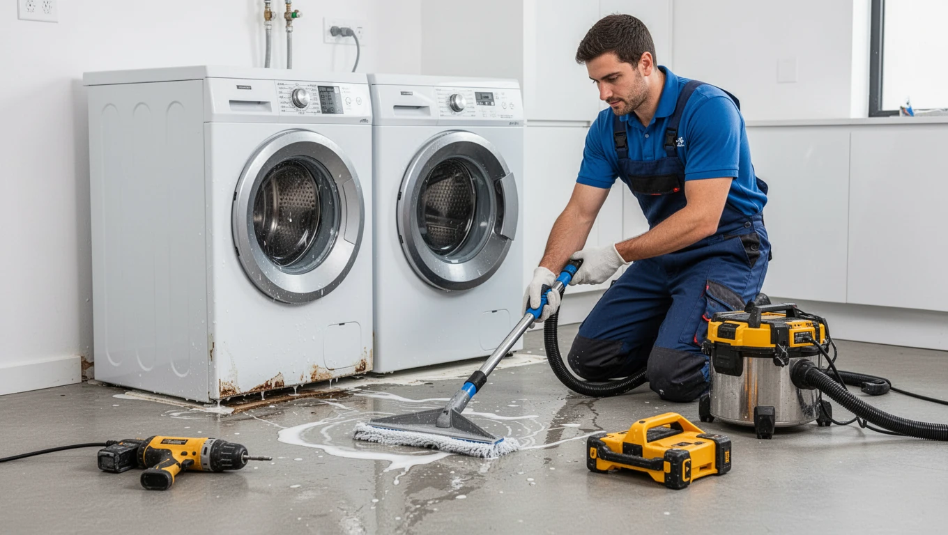 Appliance Leak Cleanup