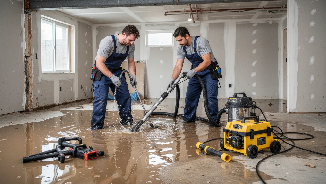 Flooded Basement Cleanup